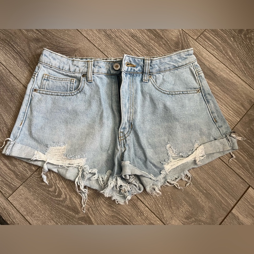 High waisted Jean shorts